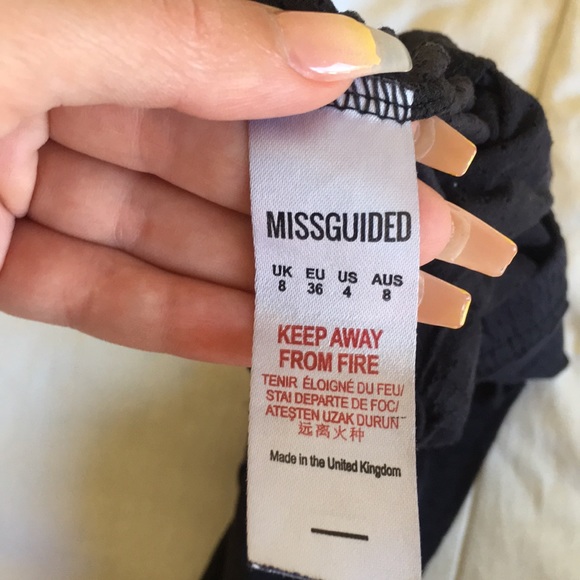 Missguided black suede leggings - Picture 4 of 6